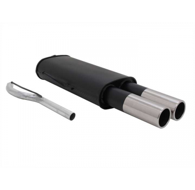 Escape Deportivo 2 X 76mm M-Design - Vw Passat Limousine + Variant Typ:35i 1.6 / 1.8 / 2.0 85kw / 1.9 Td / 1.9 Tdi 66kw  Excepto