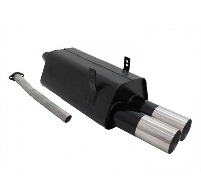 Escape Deportivo 2 X 90mm Rl-Design - Bmw E36 Limousine/Coupe/Cabrio/Touring Typ:3/B - 3/C - 3/B 320i / 320i 24v / 323i