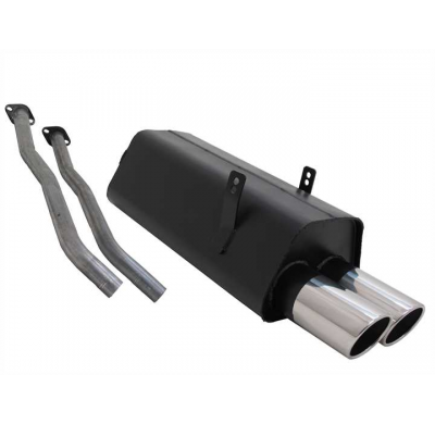 Escape Deportivo 2 X 90mm Sr-Design - Bmw E36 Limousine/Coupe/Cabrio/Touring Typ:3/B - 3/C - 3/B 325i Excepto Ix