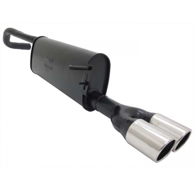 Escape Deportivo 2 X 76mm Sr-Design - Seat Ibiza Typ:6j/6p 1.0 / 1.0 Tsi / 1.2 / 1.2 Tsi / 1.4 / 1.4 Tsi / 1.6 / 1.2 Tdi / 1.6 T