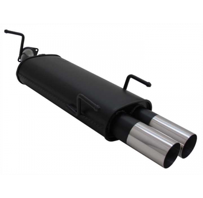 Escape Deportivo 2 X 76mm Rl-Design - Opel Vectra B Limousine + Caravan Typ:B/J96 1.6 / 1.8 / 2.0 / 2.0 Diesel - Valido 16v - No