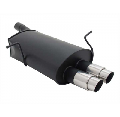 Escape Deportivo 2 X 76mm Gp-Design - Bmw E46 Limousine + Coupe + Touring Typ:346l/C 316i / 318i / 318ci