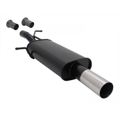 Escape Deportivo 1 X 76mm Rl-Design - Citroen C4 + Coupe Typ: 1.4 / 1.6 16v / 2.0 16v / 1.6 Hdi / 2.0 Hdi Bj. 02/2002 -