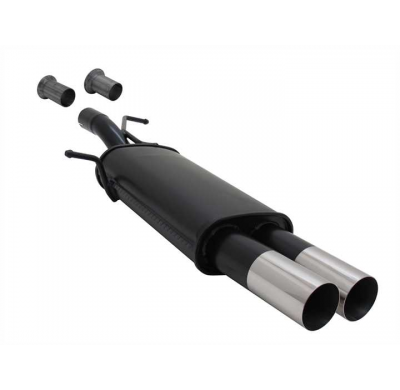 Escape Deportivo 2 X 76mm Rl-Design - Citroen C4 + Coupe Typ: 1.4 / 1.6 16v / 2.0 16v / 1.6 Hdi / 2.0 Hdi Bj. 02/2002 -