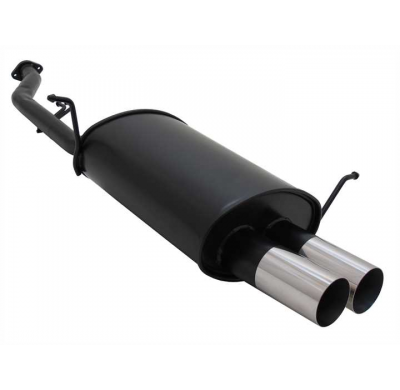 Escape Deportivo 2 X 76mm Rl-Design - Bmw E36 Compact Typ:3/C G 316i Bj. - 1999 75kw Requiere Corte Paragolpes