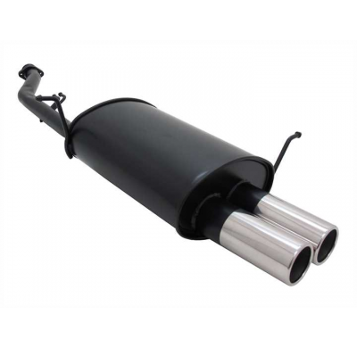 Escape Deportivo 2 X 76mm M-Design - Bmw E36 Compact Typ:3/C G 316i Bj. - 1999 75kw Requiere Corte Paragolpes