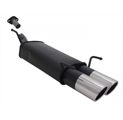 Escape Deportivo 2 X 76mm Sr-Design - Opel Astra G Hatchback Typ:G/T98 1.2 / 1.4 / 1.6 / 1.8 / 2.0 16v / 1.7 D / 2.0 D 74kw - Co