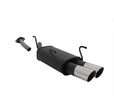 Escape Deportivo 2 X 76mm Ms-Design - Opel Astra G Caravan Typ:G/T98 1.2 / 1.4 / 1.6 / 1.8 / 2.0 16v / 1.7d / 2.0d 74kw  No Vali