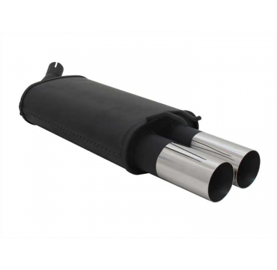 Escape Deportivo 2 X 76mm Rl-Design - Renaul Twingo Typ:C06  1.2  Excepto 16v