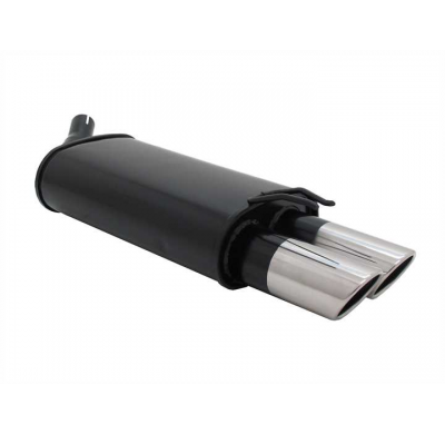 Escape Deportivo 2 X 76mm Sr-Design - Renaul Twingo Typ:C06  1.2  Excepto 16v