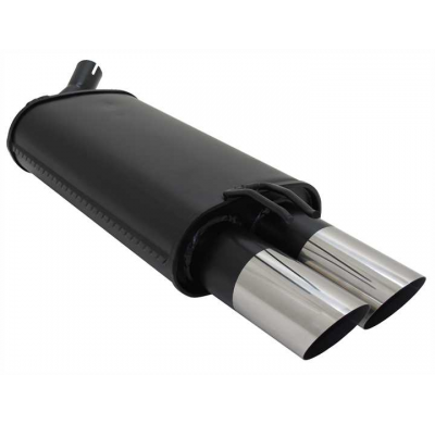 Escape Deportivo 2 X 76mm Ms-Design - Renaul Twingo Typ:C06  1.2  Excepto 16v