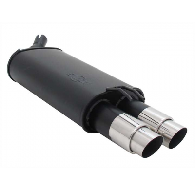 Escape Deportivo 2 X 76mm Gp-Design - Renaul Twingo Typ:C06  1.2  Excepto 16v