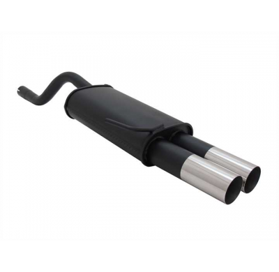 Escape Deportivo 2 X 76mm Rl-Design - Clio Ii Typ:Bb0/Cb0 1.2 / 1.4 / 1.6 16v