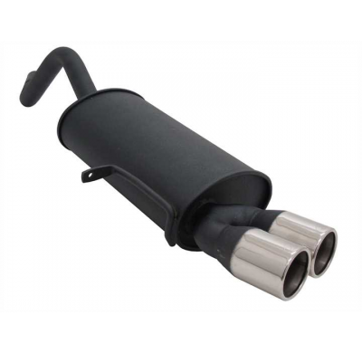 Escape Deportivo 2 X 76mm M-Design - Renault Modus Typ:F/Jp0 1.2 / 1.6 / 1.5 Dci Bj. 12/2004 -