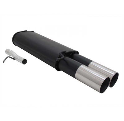 Escape Deportivo 2 X 90mm Rl-Design - Vw Passat Limousine + Variant Typ:3b/Bg 1.6 / 1.8 / 1.8t / 1.9 Tdi / 2.0