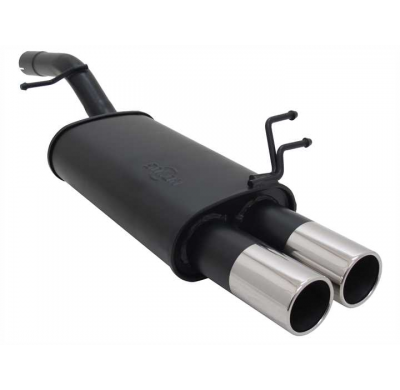 Escape Deportivo 2 X 76mm M-Design - Ford Fiesta Typ:Jh/Jd 1.2 16v / 1.4 16v / 1.4 Tdci / 1.6 Tdci Bj. 11/2001 - 9/2008