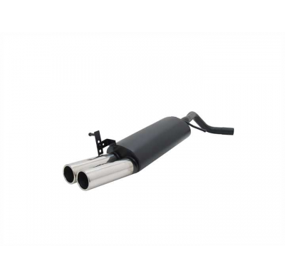 Escape Deportivo 2 X 76mm M-Design - Vw Polo V + Facelift Typ:9n/9n3 1.2 / 1.4 / 1.4 Tdi