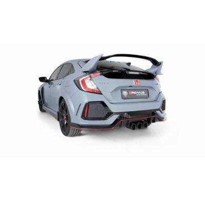 Escape - Tubo Escape Remus 257017 5500 Honda Civic Type-R, Fk8, 5 Puertas 2.0l Vtec Turbo 235 Kw (K20c1) Año: 2017_