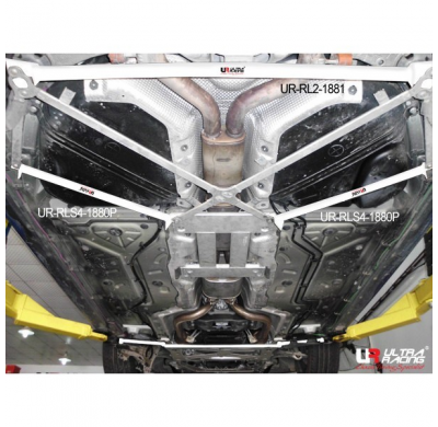 BARRA REFUERZO ULTRARACING PORSCHE PANAMERA 3.6 V6 09+ ULTRA-R TRASERA INFERIOR SIDEBARS 1880