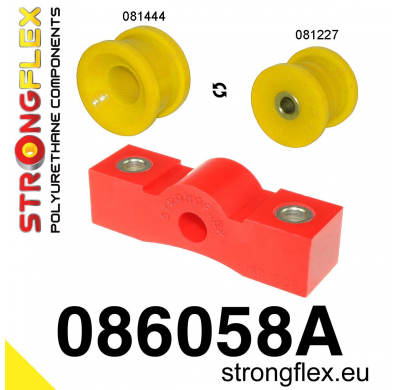 SILENTBLOCK Rover 45 99-05 Todos modelos FUERTE ESTABILIZADOR DE PALANCA FLEX SHIFT Y KIT DE CASQUILLO DE MONTAJE DE EXTENSIÓN S