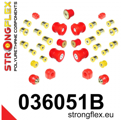 SILENTBLOCK Bmw 4 Series F32 F33 F36 KIT DE CASQUILLOS DE SUSPENSIÓN STRONGFLEX FULL