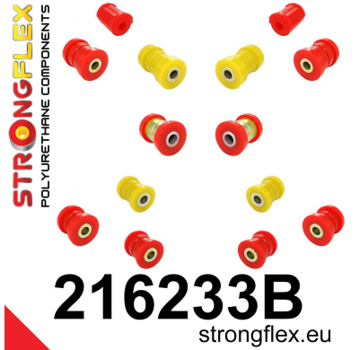 SILENTBLOCK Toyota Altezza 99-05 Todos modelos KIT DE CASQUILLOS DE SUSPENSIÓN TRASERA STRONGFLEX