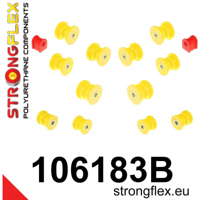 SILENTBLOCK Mazda Rx-7 Rx-7 Fd 92-02 KIT DE CASQUILLOS DE SUSPENSIÓN TRASERA STRONGFLEX