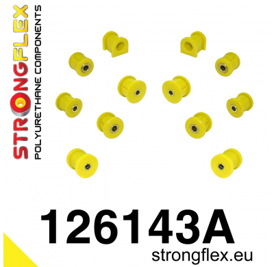 SILENTBLOCK Mitsubishi Lancer Evolution Vii - Viii - Ix KIT DE CASQUILLOS DE SUSPENSIÓN TRASERA STRONGFLEX SPORT