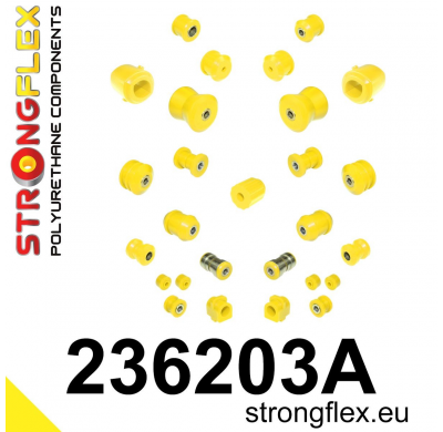 SILENTBLOCK Volvo 900 Series (90-98) 940 (90-98) KIT DE CASQUILLOS DE SUSPENSIÓN STRONGFLEX FULL SPORT