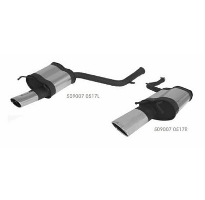 Escape - Tubo Escape Remus 509107 0517l Mercedes C-Class W204 Facelift Sedan C230 2.5l 150 Kw Año: 2010_