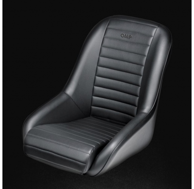 ASIENTO OMP VINTAGE SILVERSTONE NEGRO