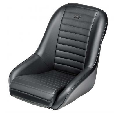 ASIENTO OMP VINTAGE SILVERSTONE NEGRO
