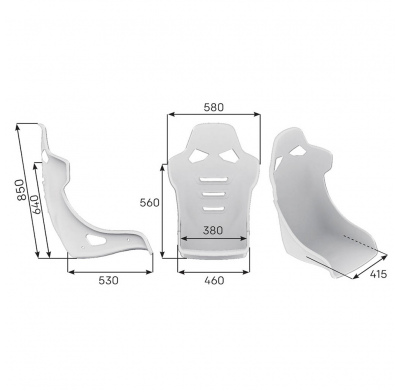 SEAT RT FIA 8855-1999 EN PIEL Y ALCANTARA NEGRO
