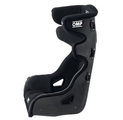 ASIENTO RACING OMP HTE EVO CARBONO - FIA 8855-2021 NEGRO