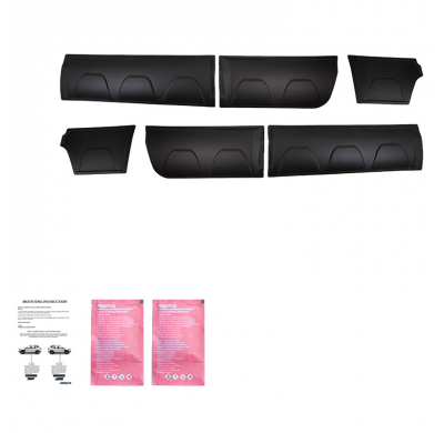 Revestimiento de carrocería Oneway apto para Volkswagen Amarok MK1 2010-2022 - Negro mate