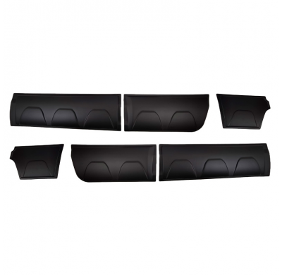 Revestimiento de carrocería Oneway apto para Volkswagen Amarok MK1 2010-2022 - Negro mate