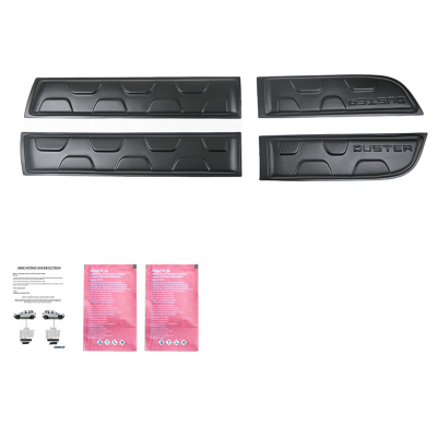 Revestimiento de carrocería Oneway apto para Dacia Duster I 2010-2017 (Off-Road) - Negro mate
