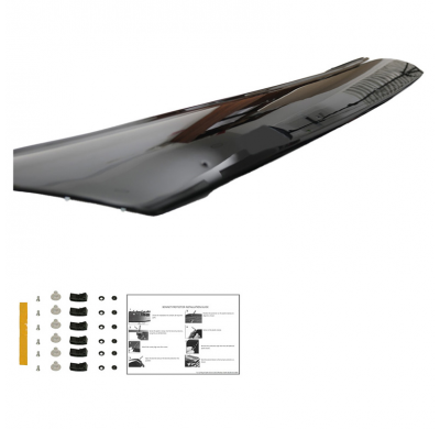 Protector de capó Oneway apto para Renault Master 3.ª generación 2010-2014 - Negro brillante