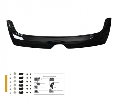 Protector de capó Oneway apto para Renault Master 3.ª generación Facelift 2014-2018 - Negro brillante