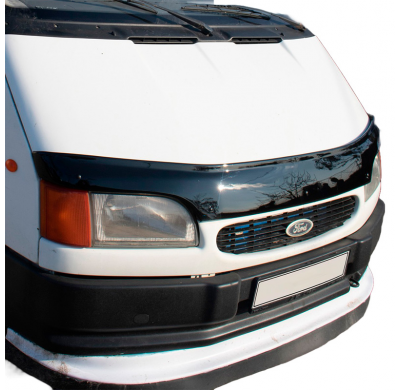 Protector de capó Oneway apto para Ford Transit MK5 1993-2002 - Negro brillante