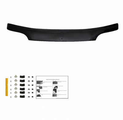 Protector de capó Oneway apto para Ford Transit MK5 1993-2002 - Negro brillante
