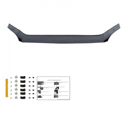 Protector de capó Oneway apto para Ford Transit MK7 2006-2014 - Negro brillante