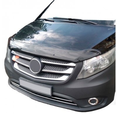 Protector de capó Oneway apto para Mercedes Vito W447 2014- - Negro brillante
