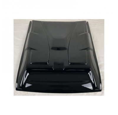 Toma de aire de capó unidireccional compatible con Nissan Navara NP300 (D23) 2014-2021 - Negro brillante