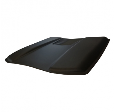 Toma de aire de capó unidireccional compatible con Volkswagen Amarok MK1 2010-2022 y Nissan Navara D40 2005-2010 - Negro mate