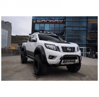 Pasos de rueda Oneway aptos para Nissan Navara NP300 (D23) 2014-2017 - Negro mate