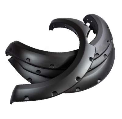 Pasos de rueda Oneway aptos para Isuzu D-Max II 2012-2019 - Negro mate