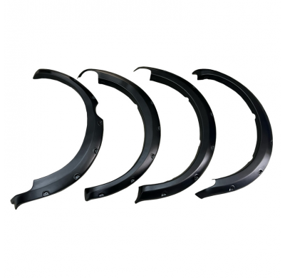 Pasos de rueda Oneway aptos para Mitsubishi L200 Triton 4 Double Cab 2010-2014 - Negro mate