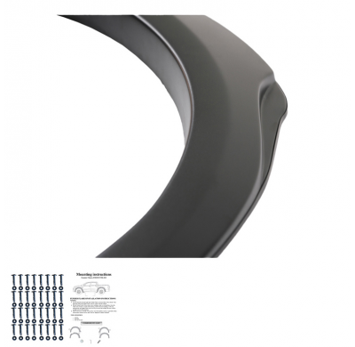 Pasos de rueda Oneway aptos para Mercedes Sprinter W907 2018- - Negro mate