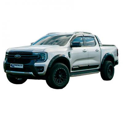 Pasos de rueda Oneway aptos para Ford Ranger T9 2022- - Negro mate